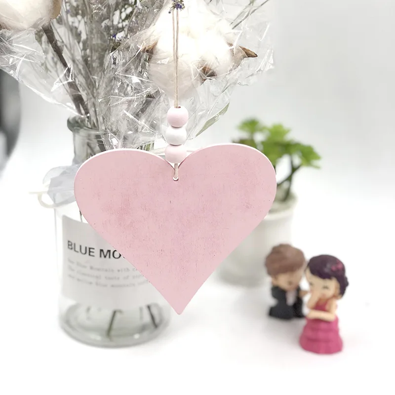 5/10 шт. деревянные подвески в виде сердца | Дом и сад