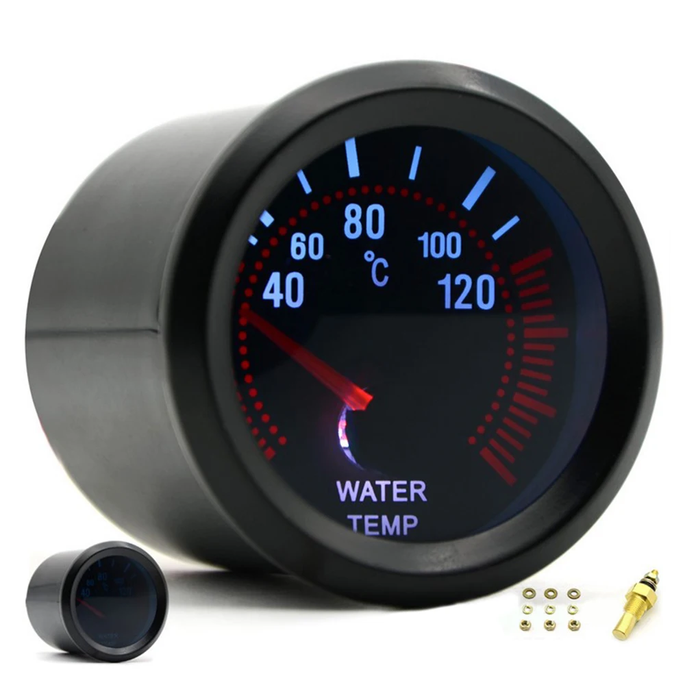 Цифровой датчик температуры воды черного цвета с датчиком как правило металла и