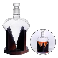 heart shape glass whiskey decanter vodka wine wine pourer cocktail glass bar