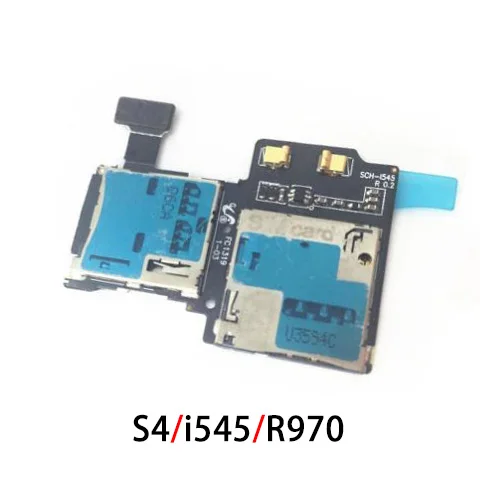 Разъем для считывания SIM-карт гнездо гнезда памяти гибкий кабель Samsung S4 i9500 i9505 L720