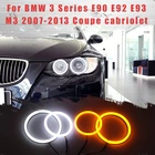 Светодиодный SMD хлопковый светильник Switchback Angel Eye Halo Ring DRL Kit для BMW 3 серии E90 E92 E93 M3 2007-2013 купе кабриолета
