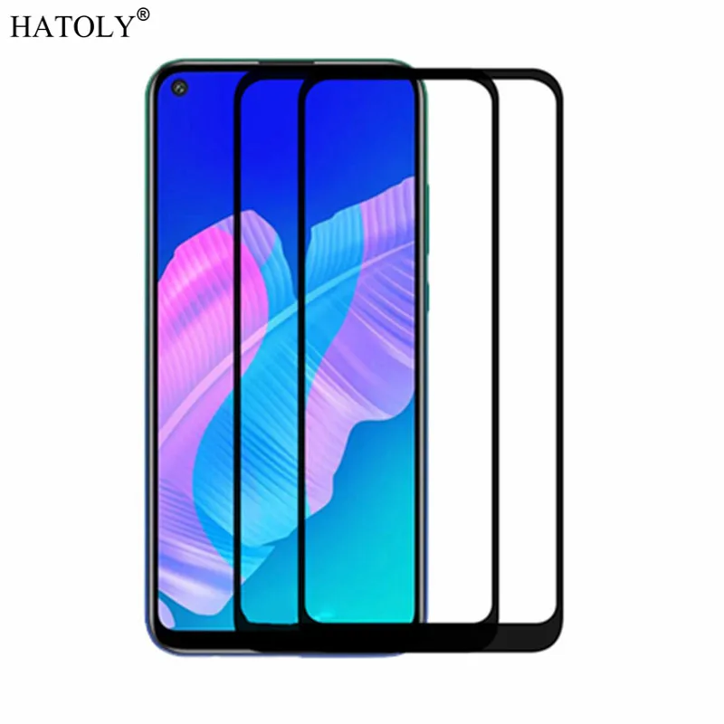 2 шт. закаленное стекло для Huawei Y7P защита экрана P40 Lite E полное клеевое покрытие ART L28