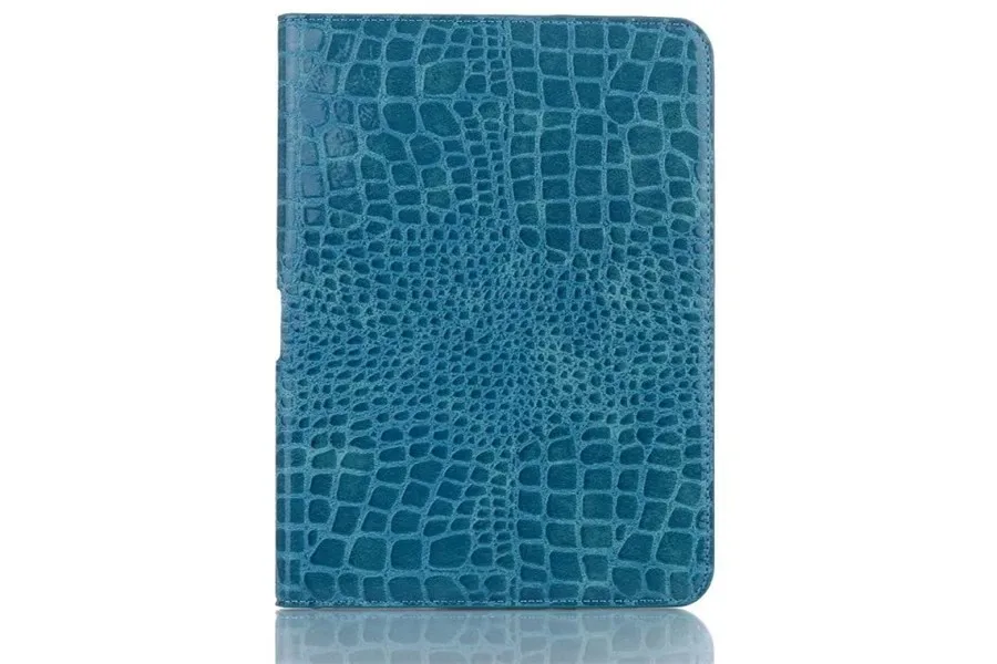 Крокодиловый умный чехол для нового ipad / 9,7 дюймов, чехол для Apple ipad 5/6 air/air 2, чехол из искусственной кожи, чехол для планшета, смарт-подставка - Цвет: blue
