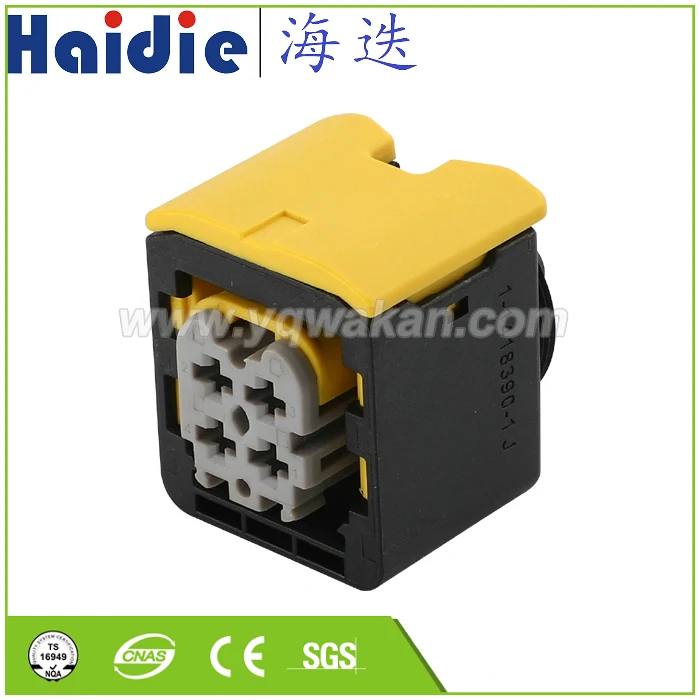 

Free shipping 2sets 4pin Auto Electronic waterproof plastic connector 2-1418390-1