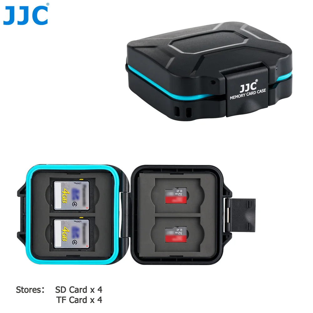 Чехол-Кошелек JJC для карт памяти SD органайзер 4 SDHC SDXC Micro TF-карт с инструментом