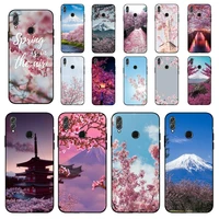 yndfcnb beautiful cherry blossom flower phone case for huawei honor 10 i 8x c 5a 20 9 10 30 lite pro voew 10 20 v30