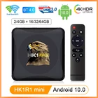 Приставка Смарт-ТВ HK1 RBOX R1, Android 10, Rockchip RK3318, 4 + 3264 ГБ, 1080p, 4K