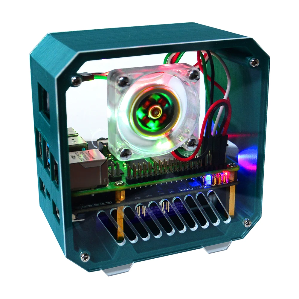 UPS V5 Plus Cover-ups With RTC Power Supply Device Ice Tower 3D Printer Case for Raspberry Pi 4B / 3B+ /3B | Компьютеры и офис