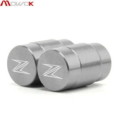 Titanium Для KAWASAKI Z900 Z800 Z750 Z1000 Z400 Z650 Z300 Z250 ZX6R Мотоцикл аксессуары колеса крышки стержня вентиля шины ЧПУ воздухонепроницаемые крышки - Цвет: Titanium
