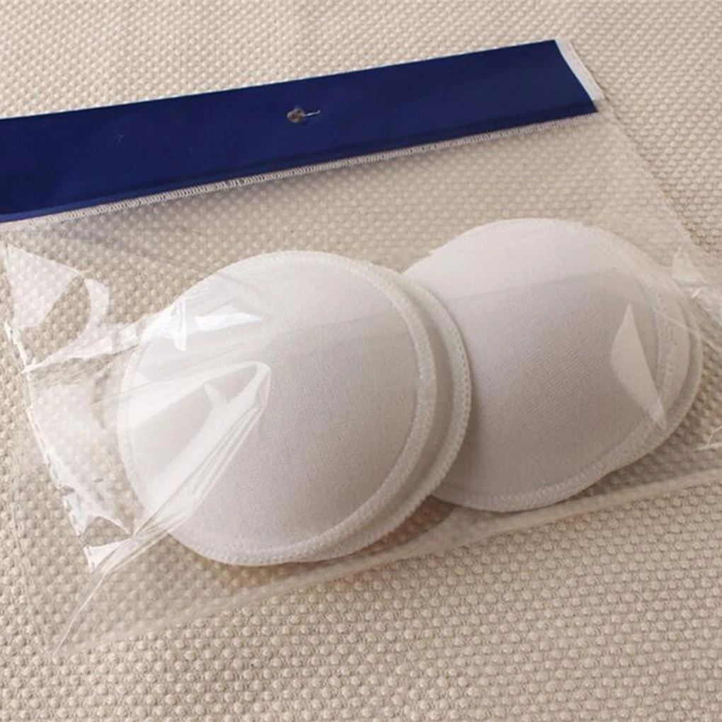 Almohadillas de lactancia reutilizables para beb&eacute;s, almohadillas de lactancia impermeables, suaves y absorbentes, lavables, 6 uds.-2