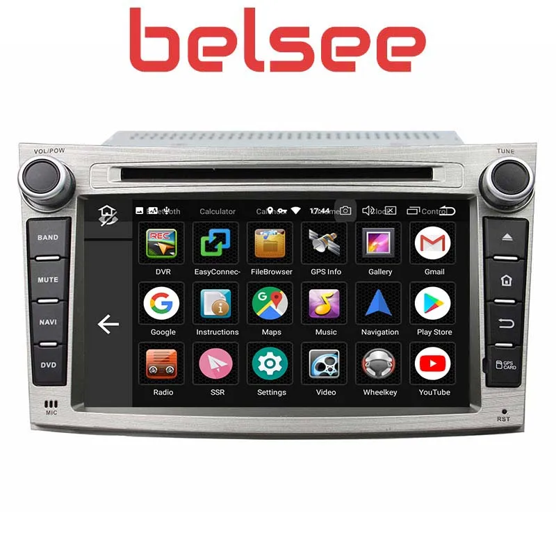 Головное устройство Belsee Восьмиядерный 4 ГБ Android 10 Стерео Радио экран