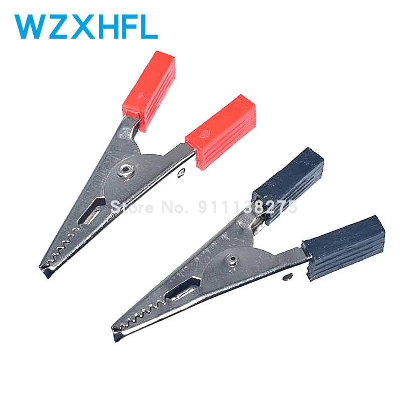 

10 шт./5 комплектов, металлические зажимы-Аллигаторы с пластиковой ручкой