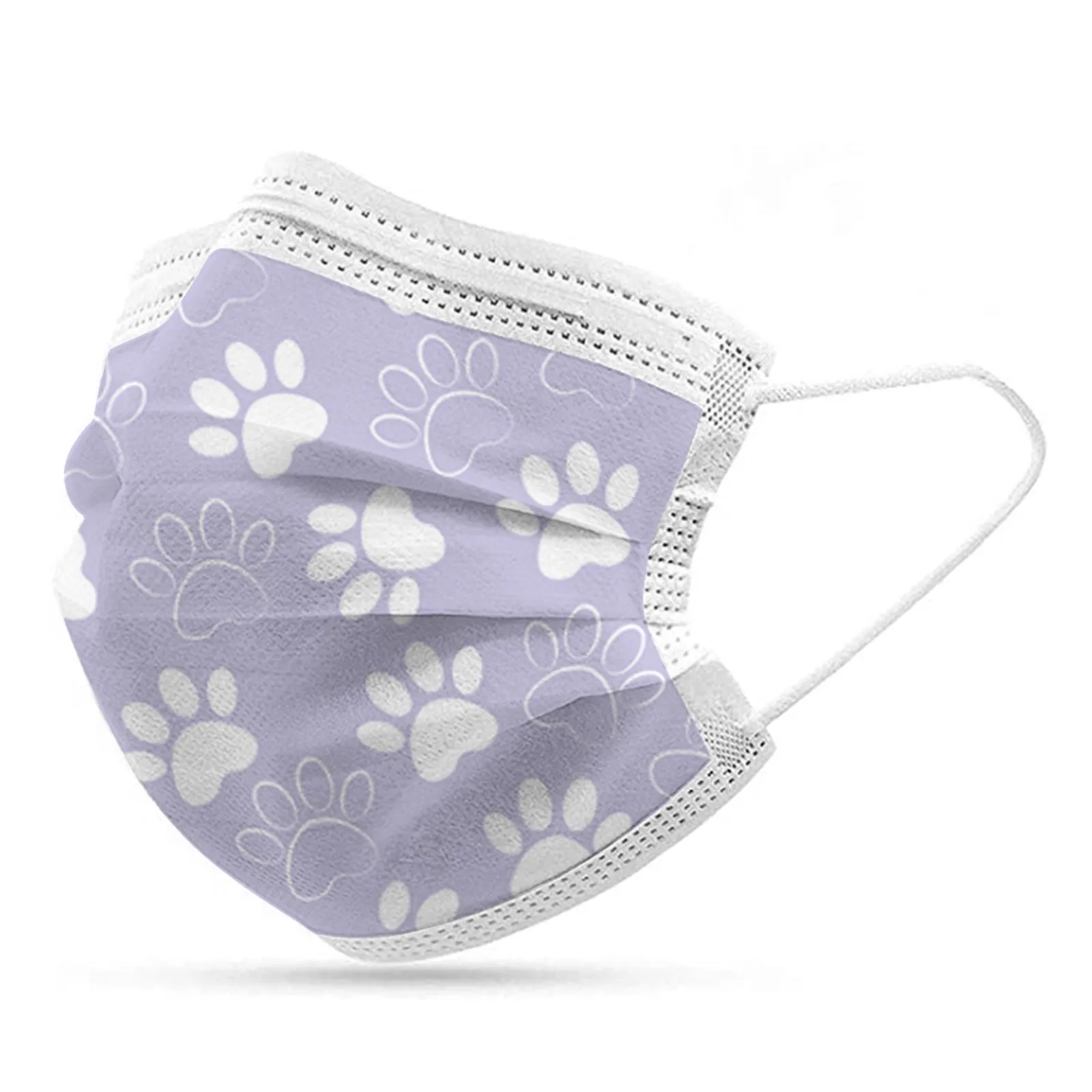 10 шт. маски для лица с рисунком ног собаки | Тематическая одежда и униформа
