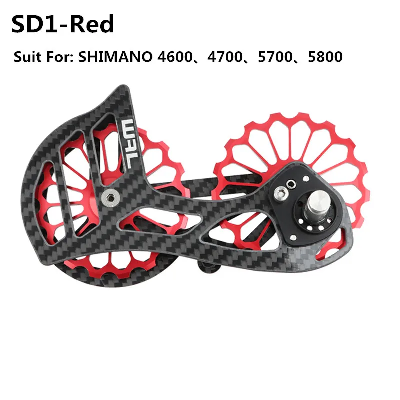 

17T Pulley Guide Wheel Bicycle Carbon Fiber Ceramic Rear Derailleur 6800 R7000 R8000 R9100 R9000 Bicycle Accessories