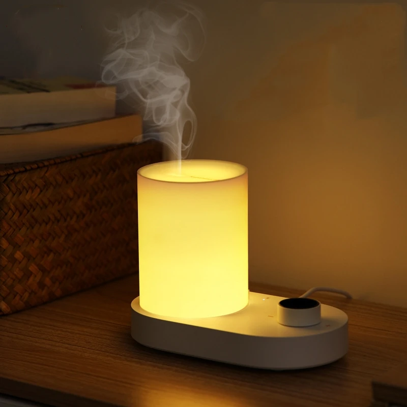 

125ML USB Aromatherapy Diffuser Ultrasonic Air Humidifier Essential Oil Diffuser With Warm LED Lamp For Home Mist Maker Fogger