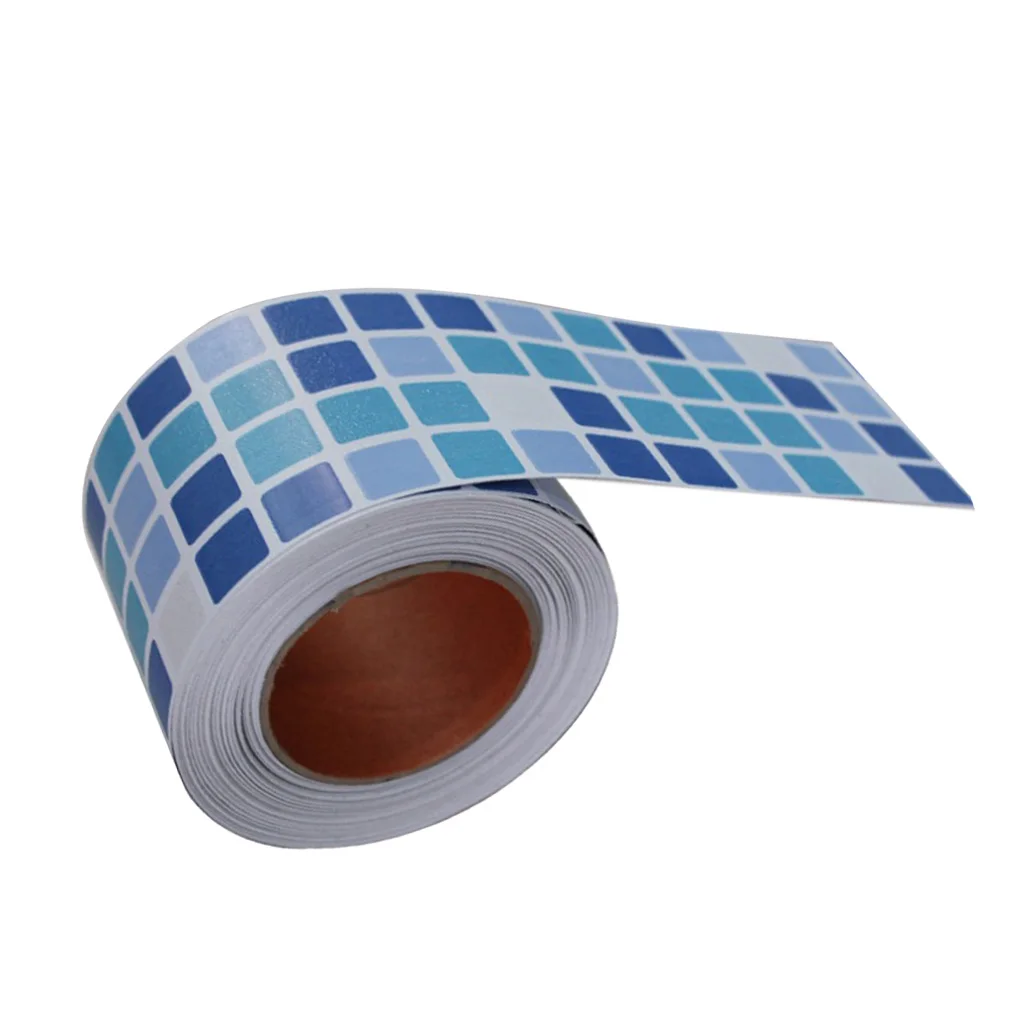 Водостойкие самоклеющиеся ПВХ плитка наклейки на пол стену мозаика Наклейка