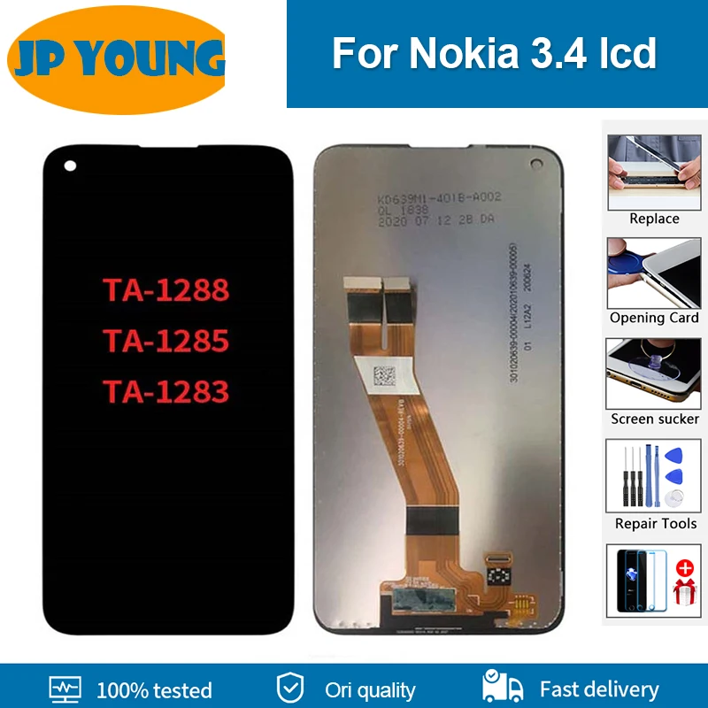 Оригинальный ЖК-дисплей для Nokia 1288 сенсорный экран дигитайзер телефонная