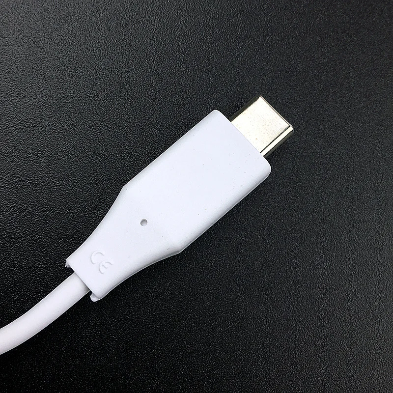 Original LG 100cm Round type A to Type C Fast Charge Data Cable For G7 thinq G6 G5 V10 V20 v35 v30 Q6 Mobile Phone Flat Line | Мобильные