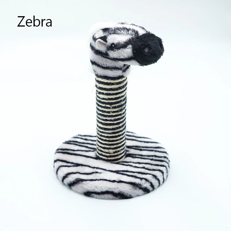 Sisal Cat Scratching Post Animal Plush Climbing Scraper Frame Creative Toys Pet Supplies когтеточка для кошек | Дом и сад