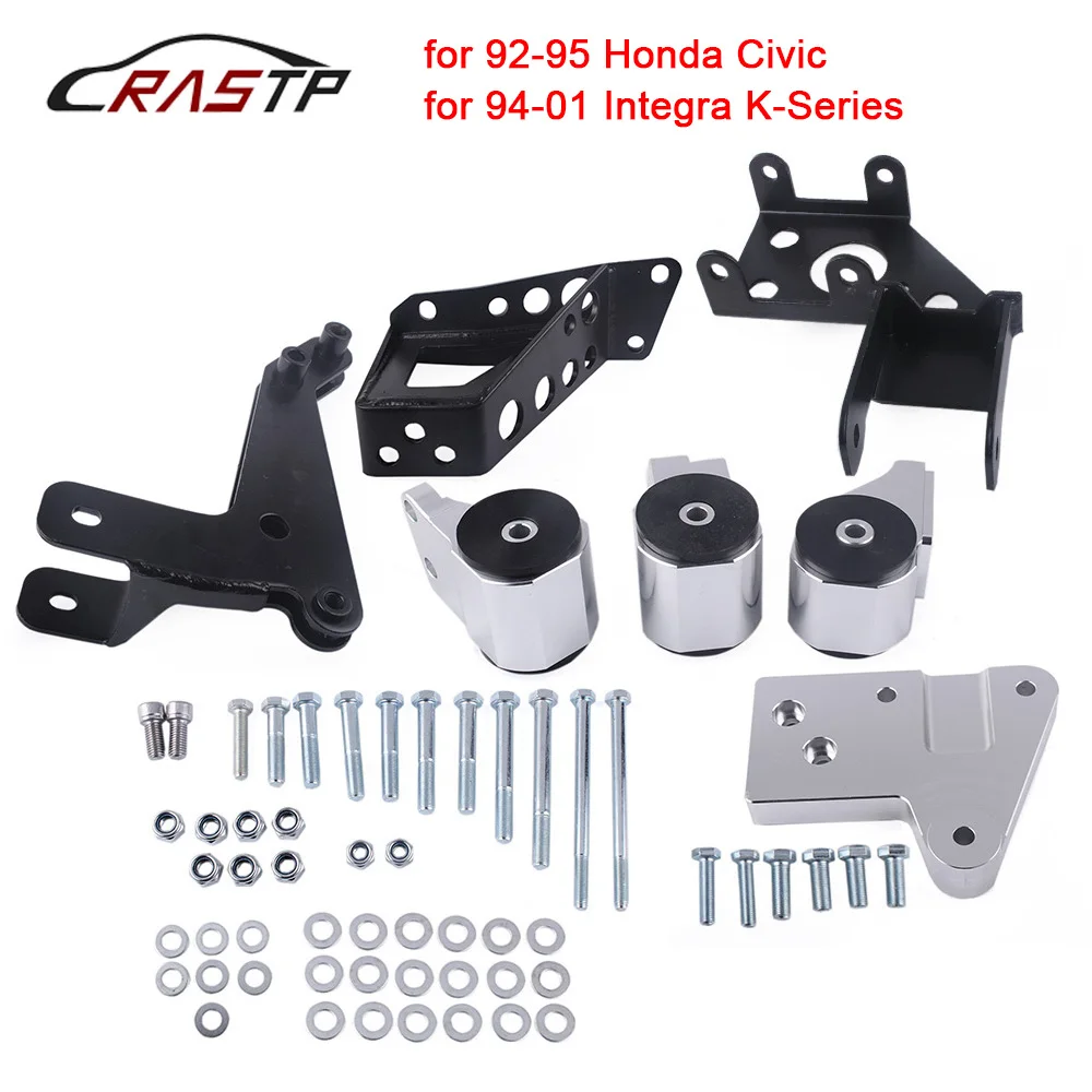 RASTP алюминиевые крепления для гоночных двигателей Honda Civic 92 95 EG K20 K24 K series 70A Замена