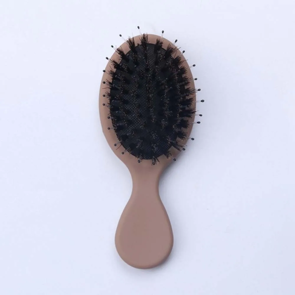 1 шт. Щетина Щетка для волос Антистатическая Нескользящая ручка расческа