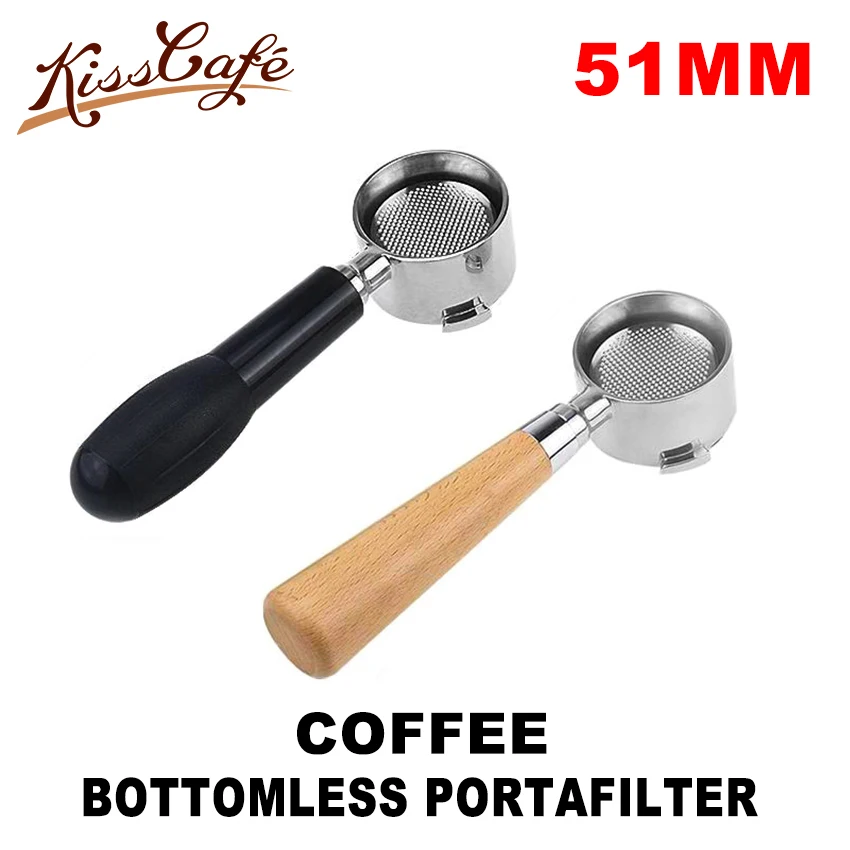 Фильтр для кофе без дна для Delonghi ec680/ec685 фильтр 51 мм из нержавеющей стали Сменный фильтр Корзина Аксессуары для кофе
