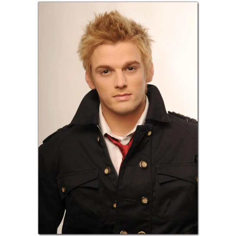 Плакат на холсте Аарон Картер для домашнего декора настенный тканевый постер