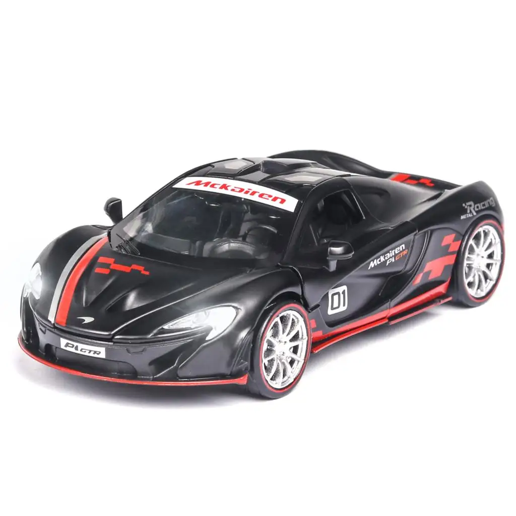 Литая 1:32 mlaren p1 Игрушечная модель автомобиля из сплава игрушечный звуковой