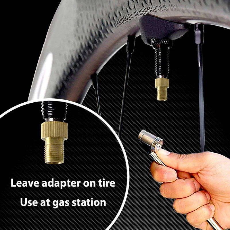 4Pc Aluminum Alloy Bike Valve Adapter Inner Tube Caps Cover Racing Bicycle Inflate Tire Part |