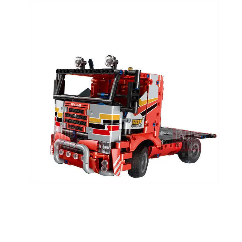 Детский конструктор Technic MOC гоночный грузовик с дистанционным управлением