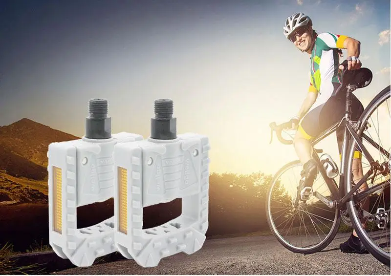 Велосипедные педали Wellgo складные Нескользящие фиксированная шестерня на