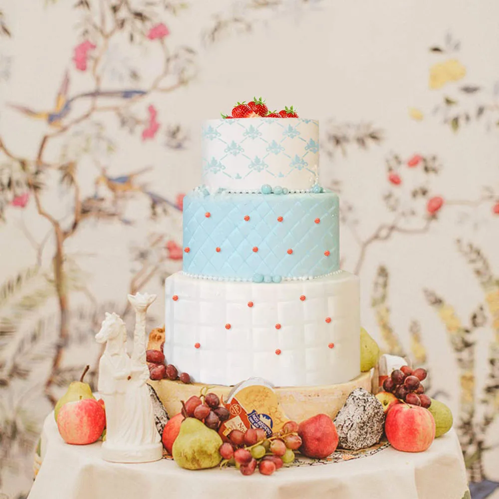 4 шт Торт Помадка отпечаток коврик стеганая сетка текстура тиснение Кружева