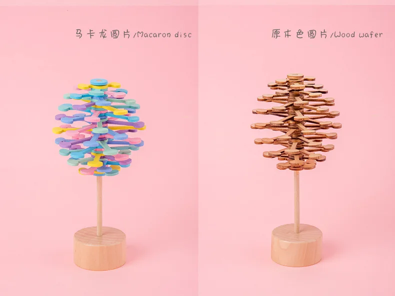Fibonacci, деревянные игрушки, Вращающиеся Леденцы, это игрушка и декомпрессионное устройство, Креативные украшения, деревянная игрушка, детская игрушка, подарок для ребенка
