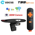 Пиксельная камера T95C1 800 Вт, 2 ГБ, 16 ГБ, Android 9,0, Smart TV Box 2,4 и 5G, двойной Wi-Fi, 100 Мбитс, 1080P, 4K HD, медиаплеер, Youtube, Google проигрыватель