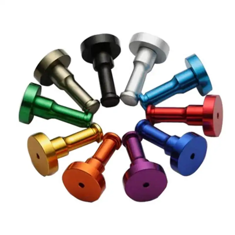 Цветная алюминиевая вешалка для одежды шляпы пальто с одним крючком настенное