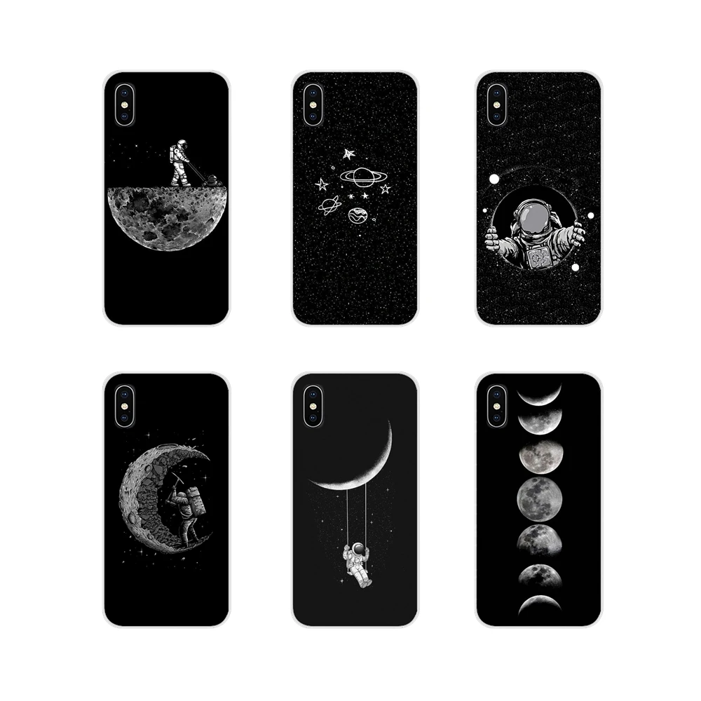 Для Huawei G7 G8 P7 P8 P9 P10 P20 P30 Lite Mini Pro P Smart Plus 2017 2018 2019 cool out Space Man черные и белые аксессуары