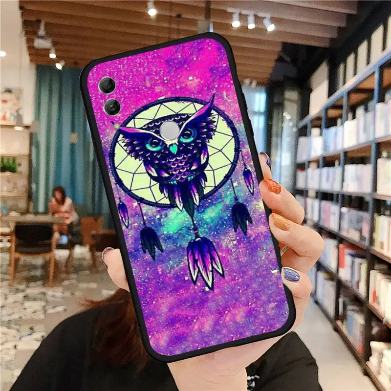 

Animal Night Owl Lovely Phone Case For Huawei Honor view 7a5.45inch 7c5.7inch 8x 8a 8c 9 9x 10 20 10i 20i lite pro