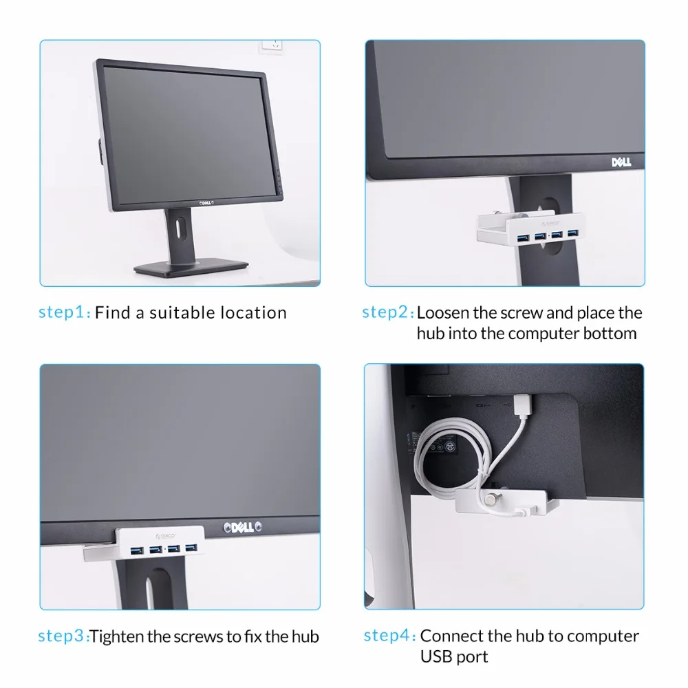 USB-Концентратор ORICO 4 usb-порта 10-32 мм 3 0 см