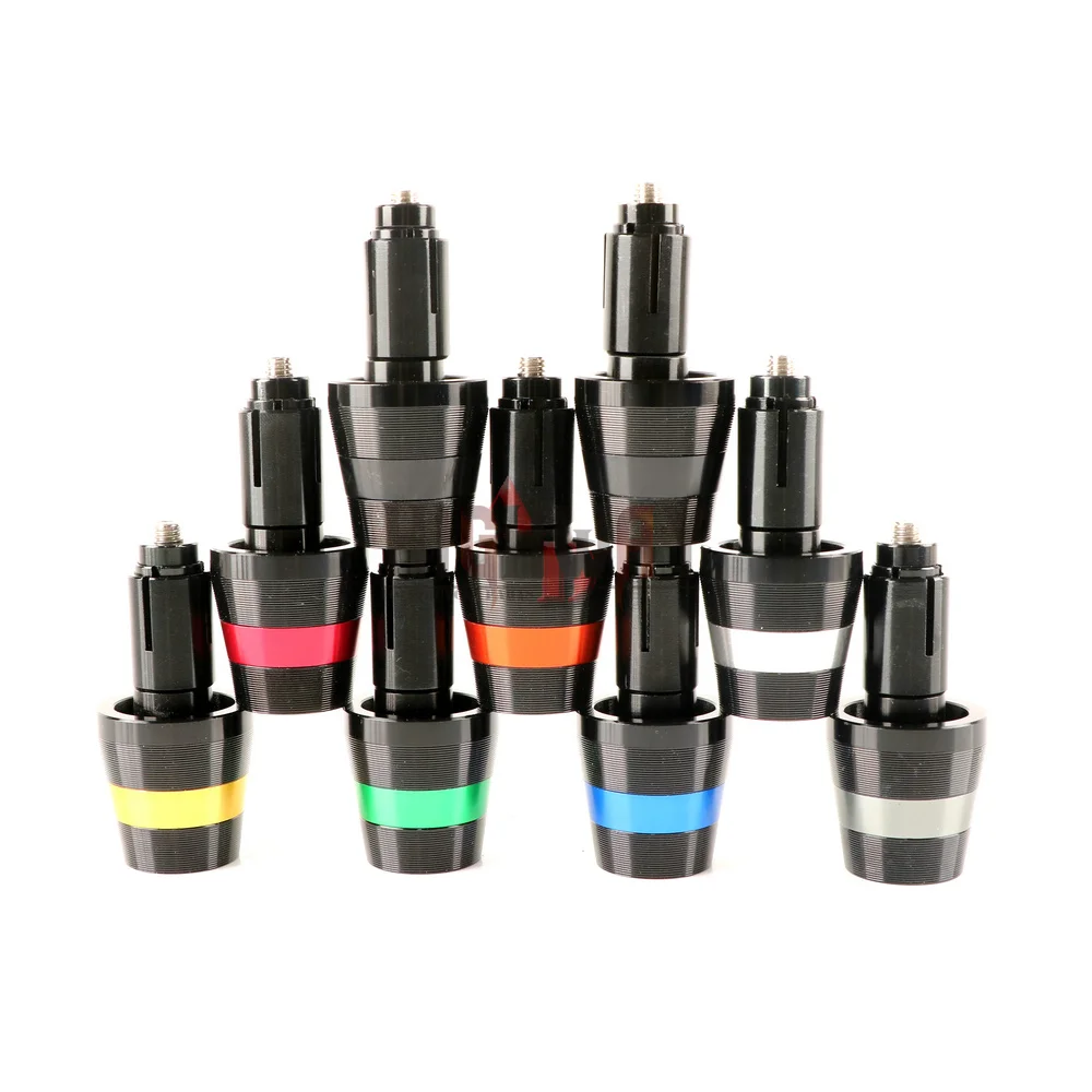 

Motorcycle Handlebar Grip Bar Ends Counterweight Cap Plug Slider For Suzuki GSX1250 FSAABS