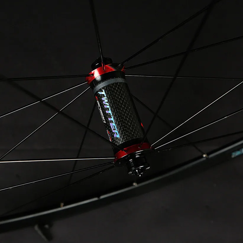 700C дорожный велосипед Сверхлегкий колеса углеродный волоконный концентратор