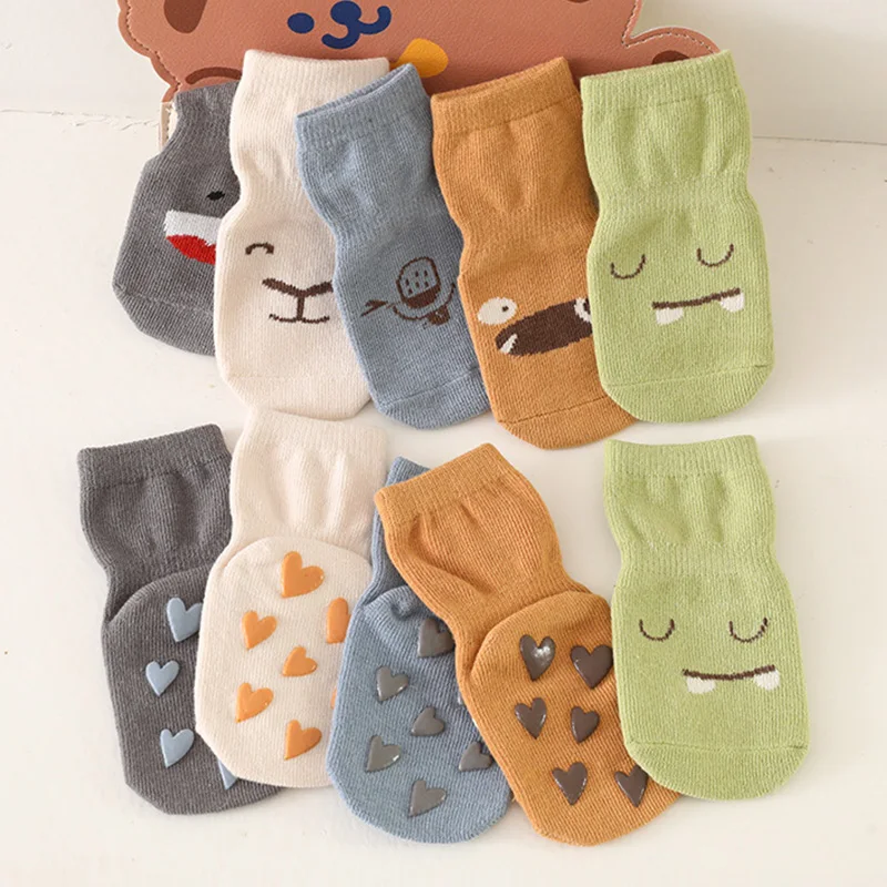 0-5 Years Old New Children's Sock Tube Socks Non-slip Dispensing Baby Landing Socks Infant Education Stepping Socks for Newborns