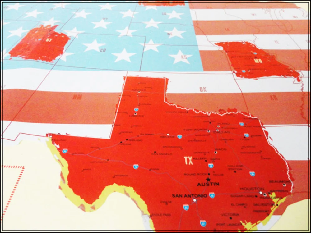 Office Supplies USA Scratch Map Of American Country Packed in Card Tube off Travel Vacation Traveler Log Gift | Дом и сад