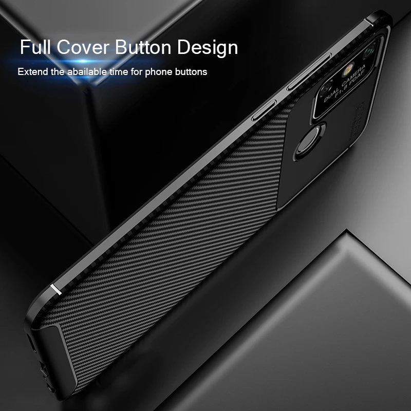 Чехол Hacrin для Huawei Honor 9A чехол из мягкого углеродного волокна ударопрочный