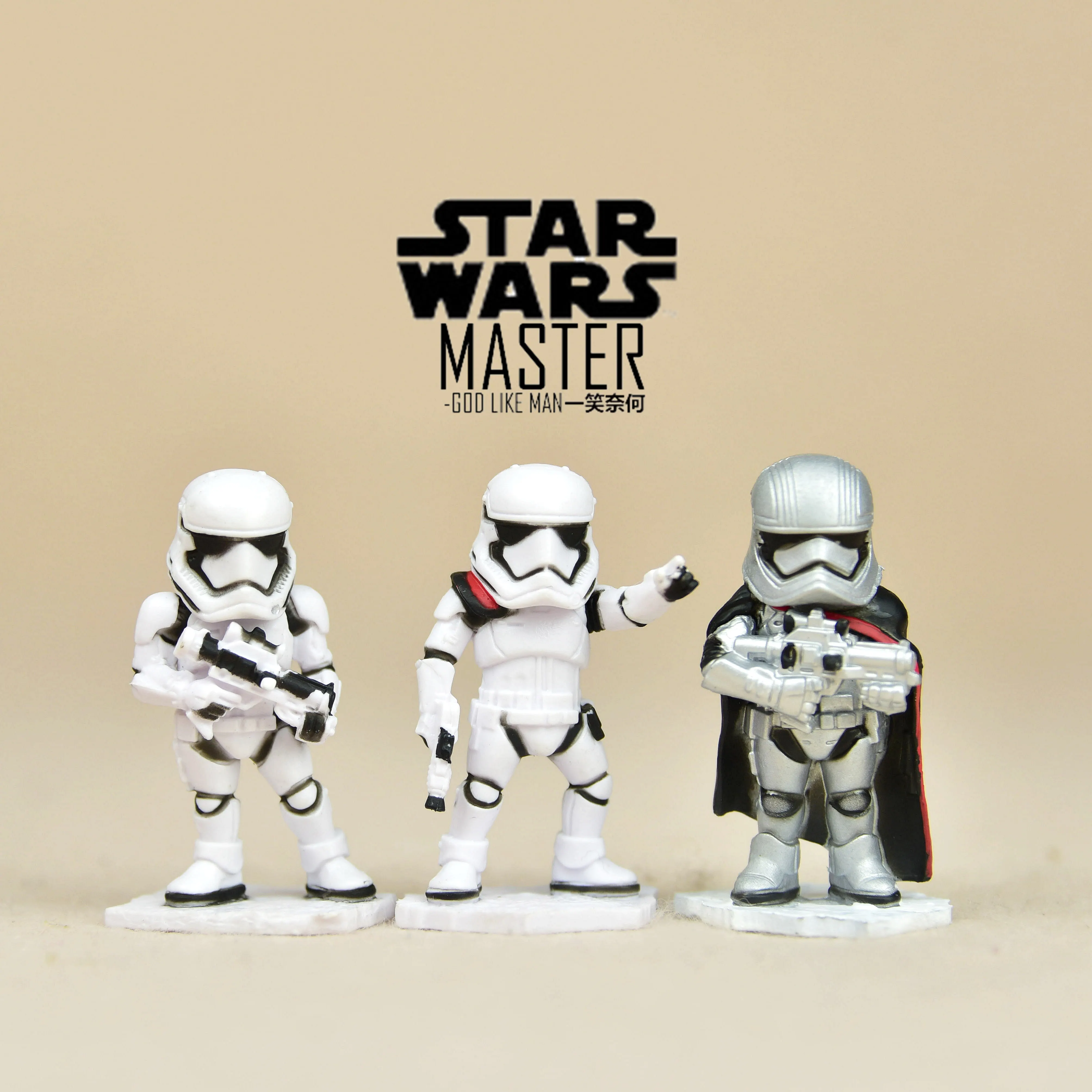 

Hasbro Action Figure Star Wars Storm Soldier White Soldier Black Warrior Black General Model Decoration Out of Print Toy