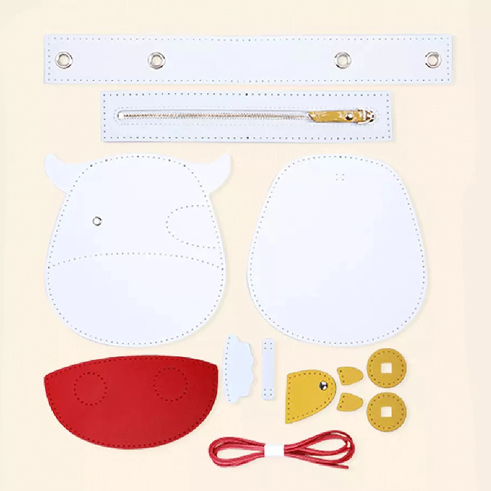 

DIY Leather Bag Purse Making Kit, Cash Organizer Wallet Crossbody Bag with