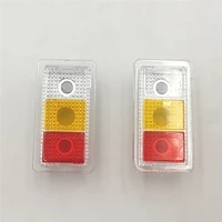 front round lamp cups rear square tail light lampshades for wrangler car shell decoration rc climbing car accessories