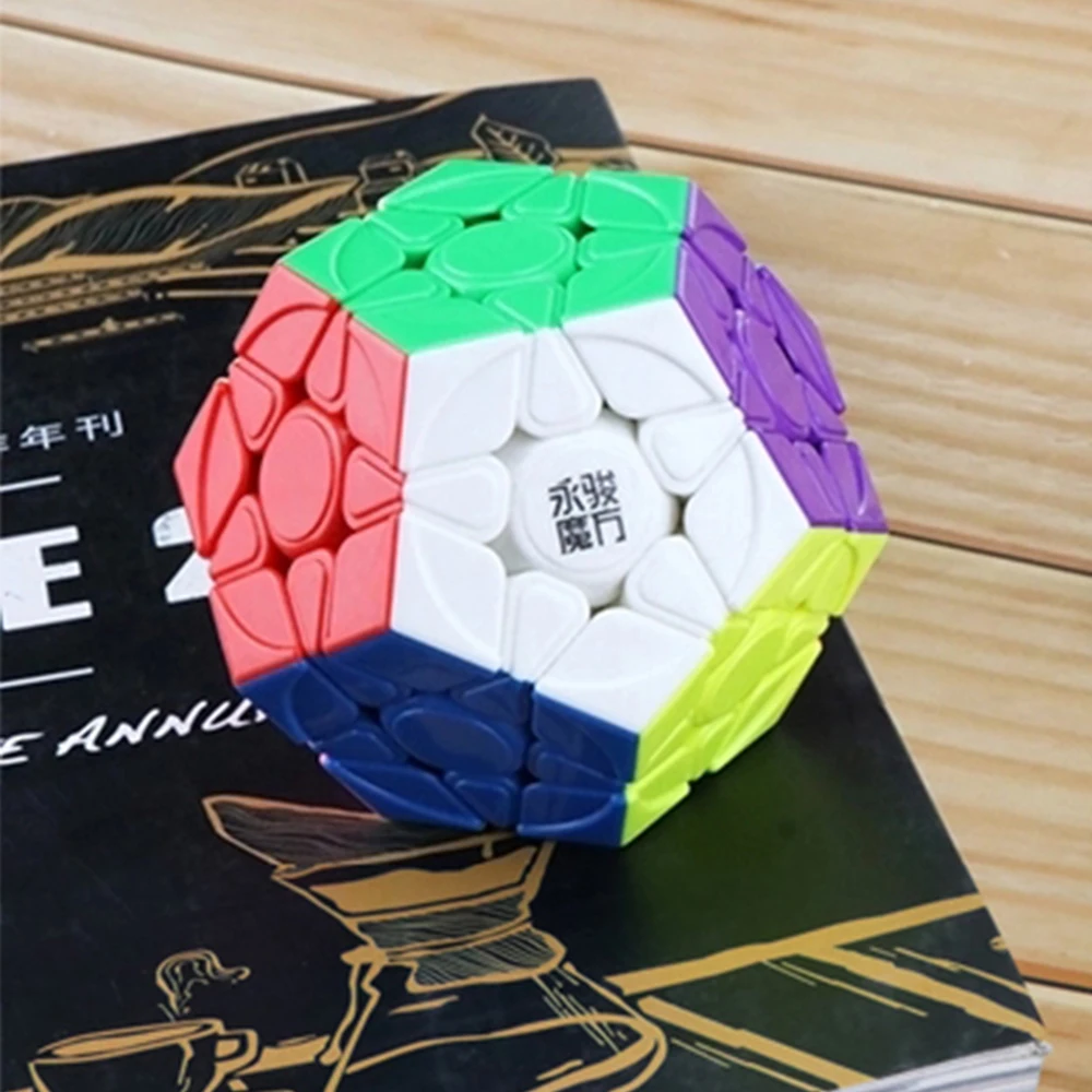 Yongjun Yuhu v2 M Магнитный Megaminxed Magent Mega Cube 3x3 магический скоростной куб 3x3x3 без наклеек YJ