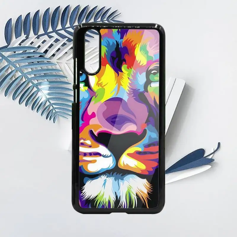 

Wolf Tiger Lion horror animal Phone Case PC For Samsung galaxy S note 8 9 20 10 e lite2019 plus pro ultra