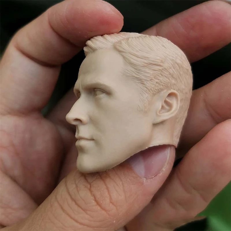 1/6 г. Райан Гослинг такси драйвер неокрашенные модели голов для 12 дюймов фигурки