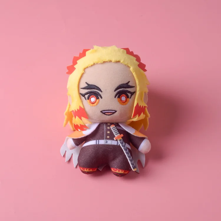 15cm Cartoon Demon Slayer Blade Plush Doll Cute Pendant Kamado Kyoujurou Muichirou Kanae Giyuu Inosuke Warme Mini Toy - купить по